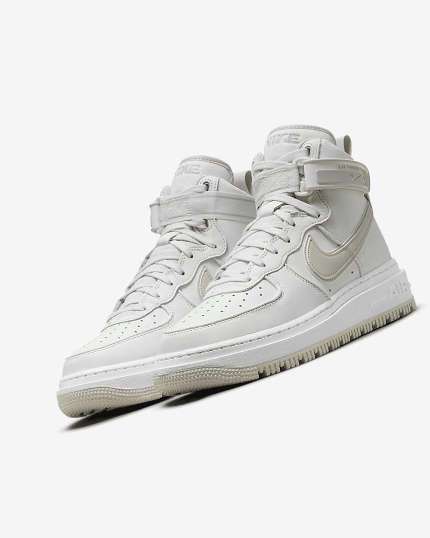 Botas Nike Air Force 1 Hombre Blancas Blancas Beige Claro | AR2958