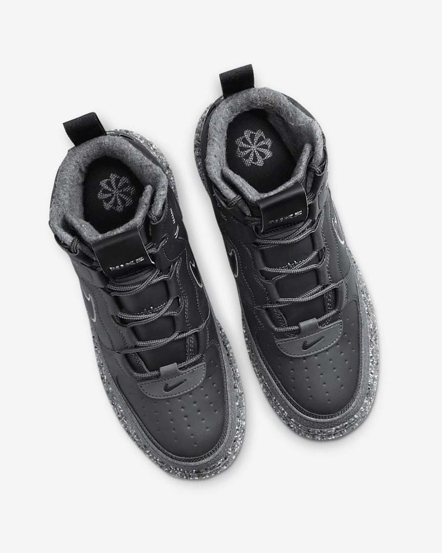 Botas Nike Air Force 1 Hombre Gris Oscuro Gris Gris Oscuro Negras | AR1105