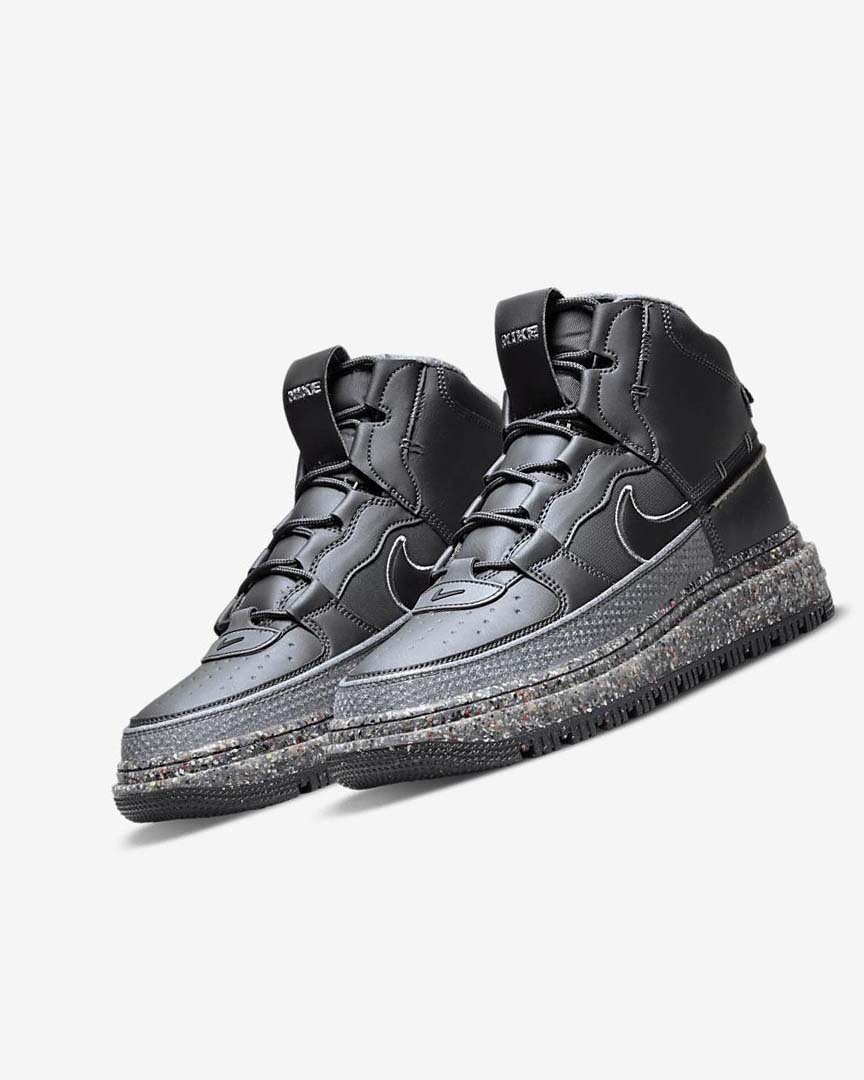 Botas Nike Air Force 1 Hombre Gris Oscuro Gris Gris Oscuro Negras | AR1105