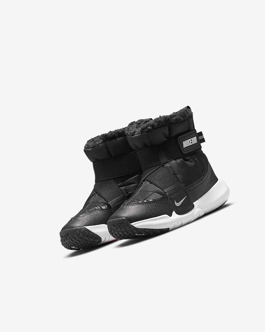 Botas Nike Flex Advance Niña Negras Gris Oscuro Rojas Blancas | AR2519