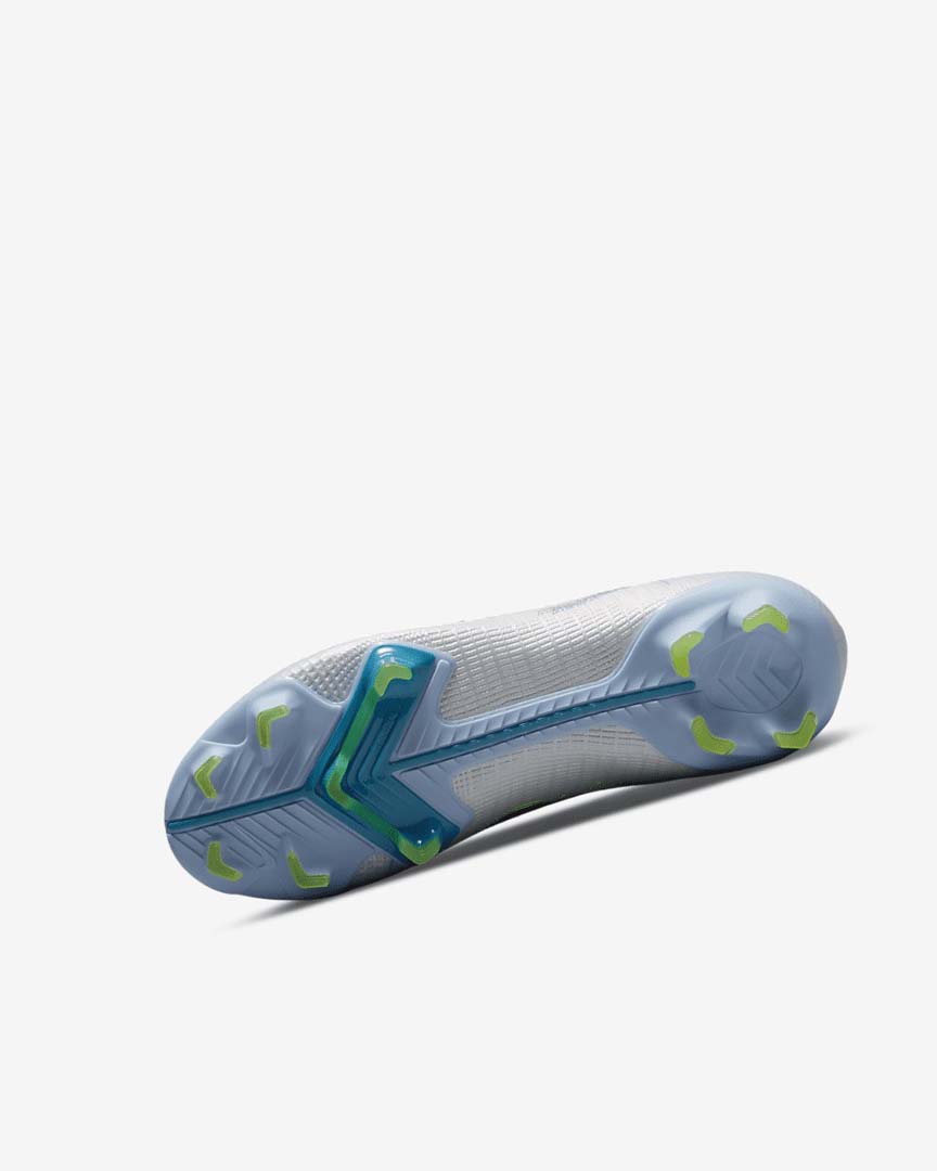 Botas de Futbol Nike Jr. Mercurial Superfly 8 Pro FG Niña Gris Azules Claro Azules | AR3089