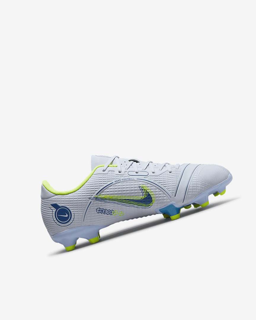 Botas de Futbol Nike Jr. Mercurial Vapor 14 Academy MG Niño Gris Azules Claro Azules Azules | AR2753