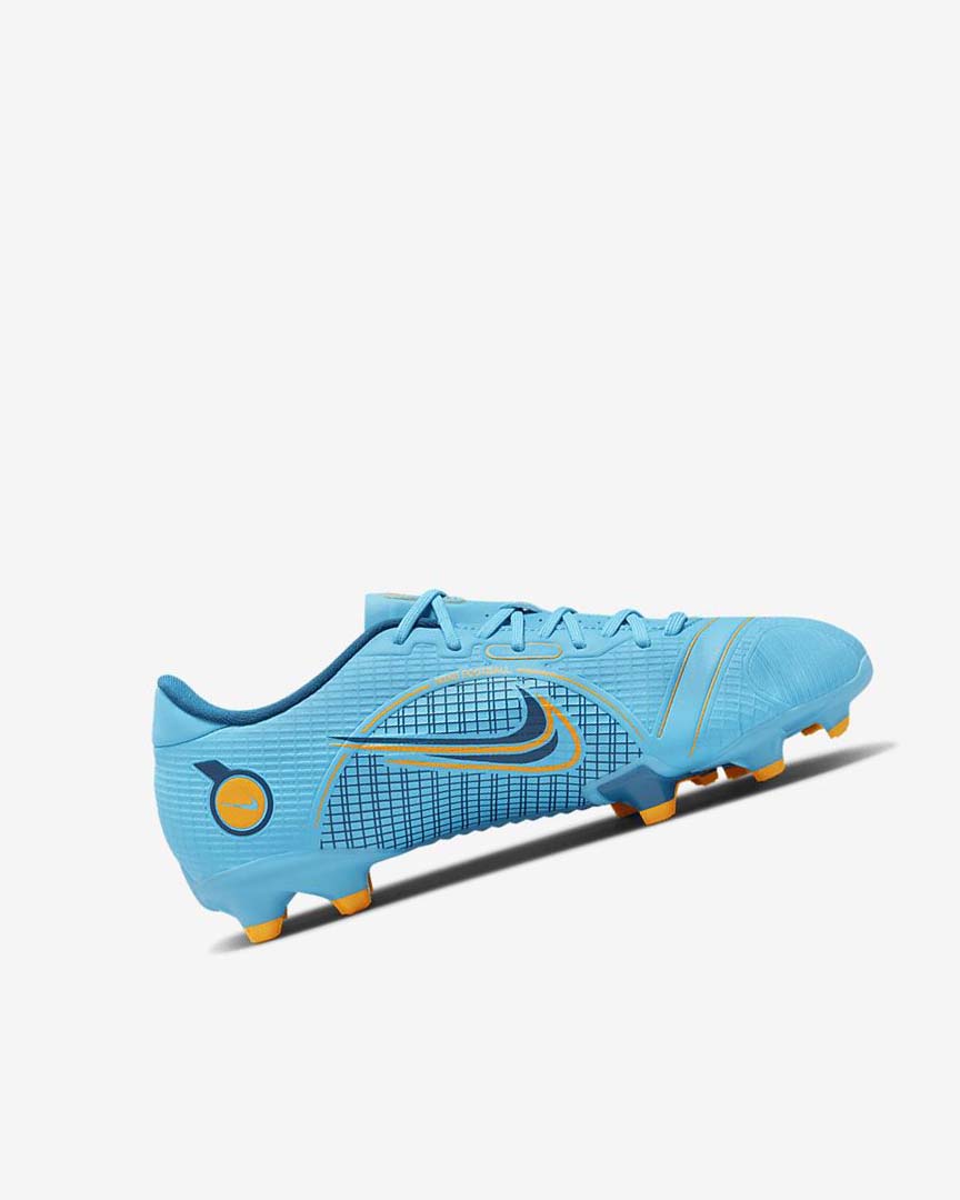 Botas de Futbol Nike Jr. Mercurial Vapor 14 Academy MG Niña Azules Naranjas | AR3187