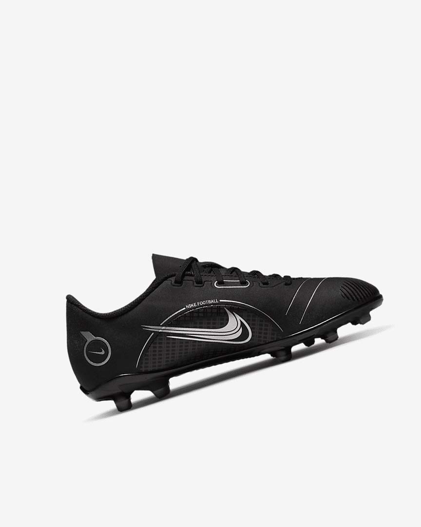 Botas de Futbol Nike Jr. Mercurial Vapor 14 Club MG Niña Negras Gris Metal Plateadas | AR4843