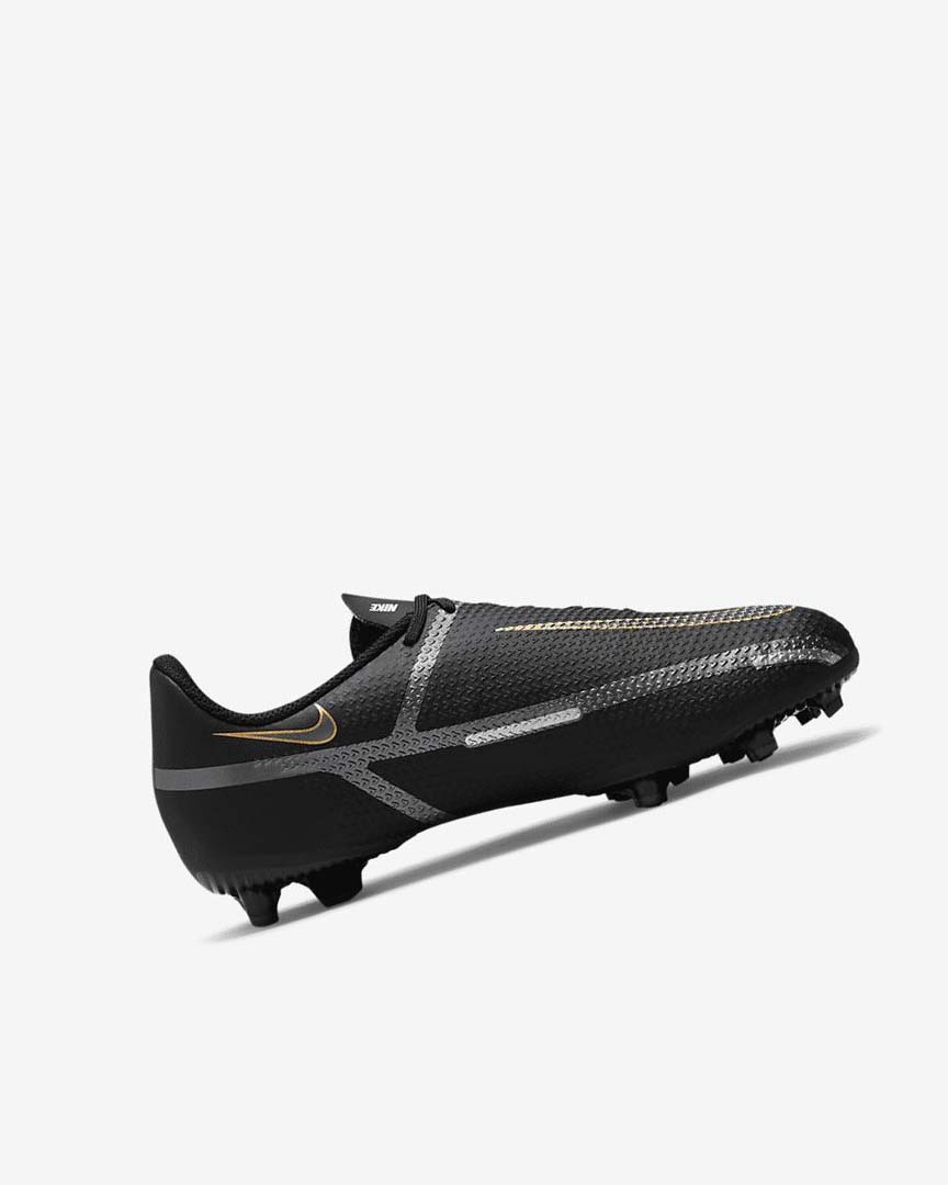 Botas de Futbol Nike Jr. Phantom GT2 Academy MG Niño Negras Metal Doradas Gris Oscuro Metal Gris Oscuro | AR2209