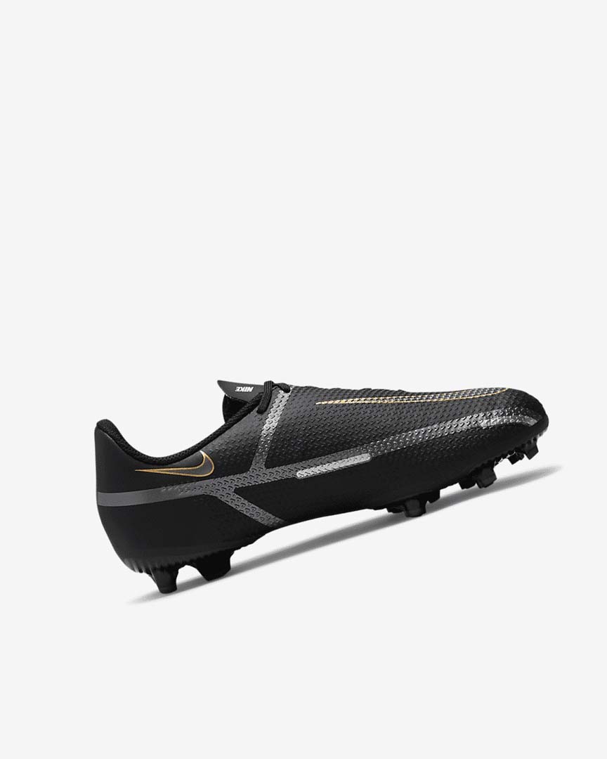 Botas de Futbol Nike Jr. Phantom GT2 Academy MG Niña Negras Metal Doradas Gris Oscuro Metal Gris Oscuro | AR2643