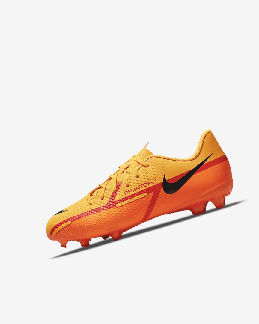 Botas de Futbol Nike Jr. Phantom GT2 Academy MG Niña Naranjas Naranjas Rojas Claro Negras | AR2871