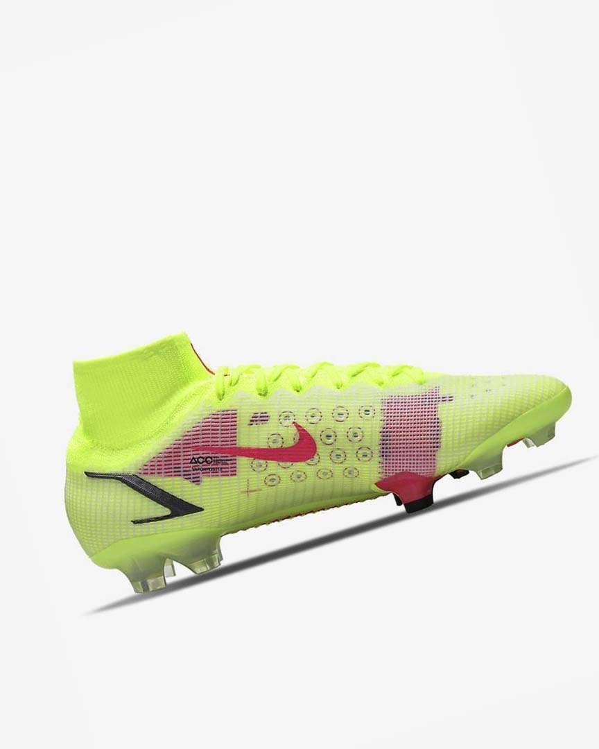 Botas de Futbol Nike Mercurial Superfly 8 Elite FG Hombre Negras Rojas Claro | AR5115