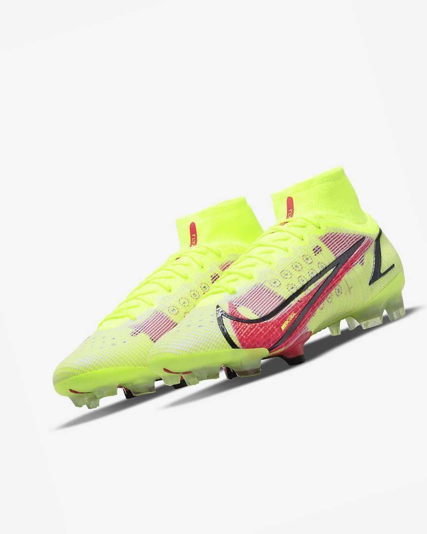 Botas de Futbol Nike Mercurial Superfly 8 Elite FG Hombre Negras Rojas Claro | AR5115