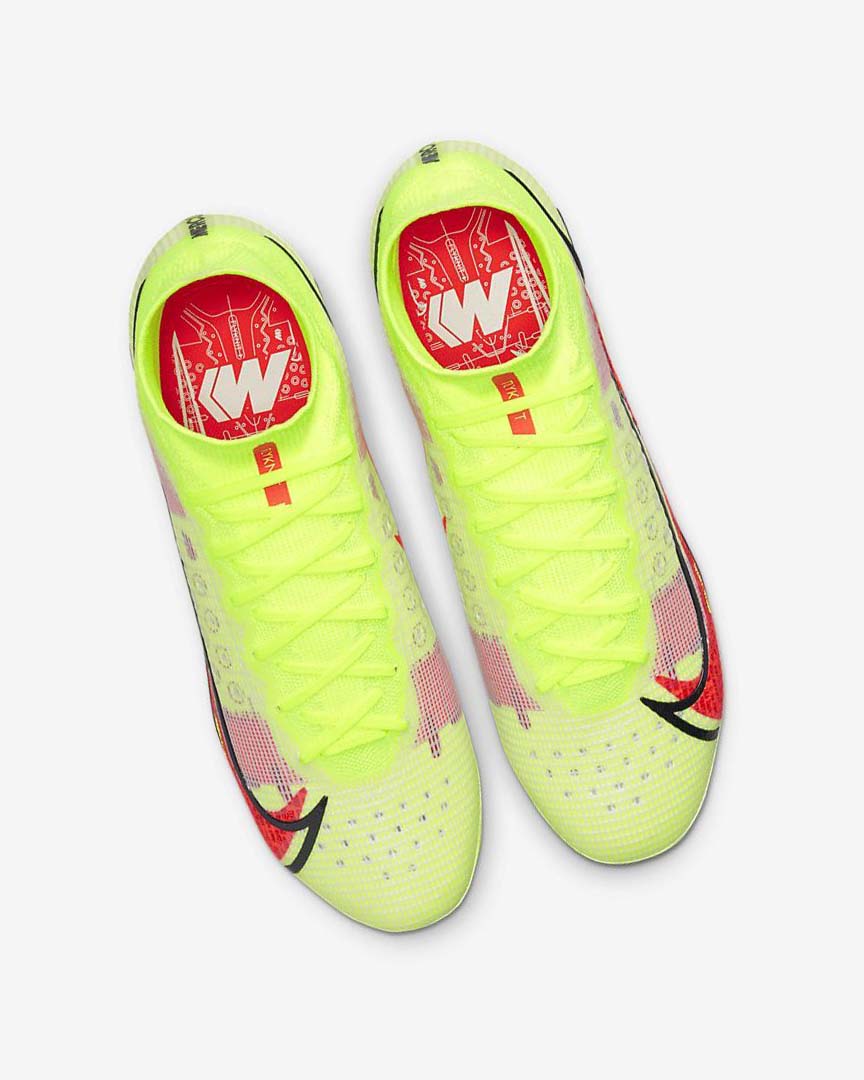 Botas de Futbol Nike Mercurial Superfly 8 Elite FG Mujer Negras Rojas Claro | AR5238