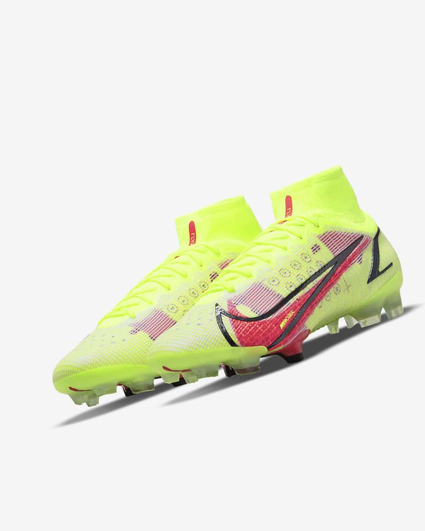 Botas de Futbol Nike Mercurial Superfly 8 Elite FG Mujer Negras Rojas Claro | AR5238