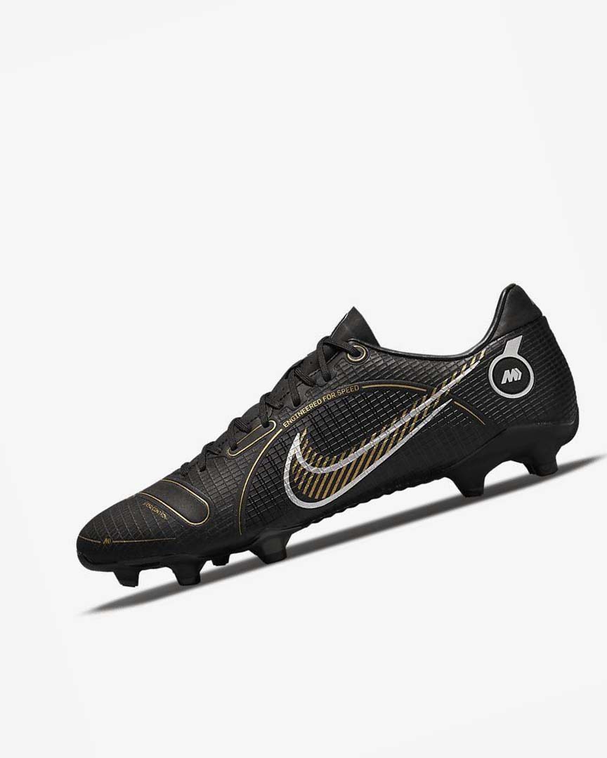 Botas de Futbol Nike Mercurial Vapor 14 Academy MG Hombre Negras Metal Plateadas Gris Metal Doradas | AR2260