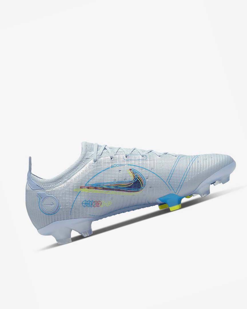 Botas de Futbol Nike Mercurial Vapor 14 Elite FG Hombre Gris Azules Claro Azules Azules | AR2369