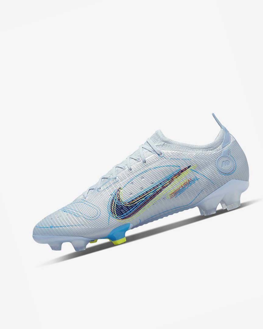 Botas de Futbol Nike Mercurial Vapor 14 Elite FG Hombre Gris Azules Claro Azules Azules | AR2369