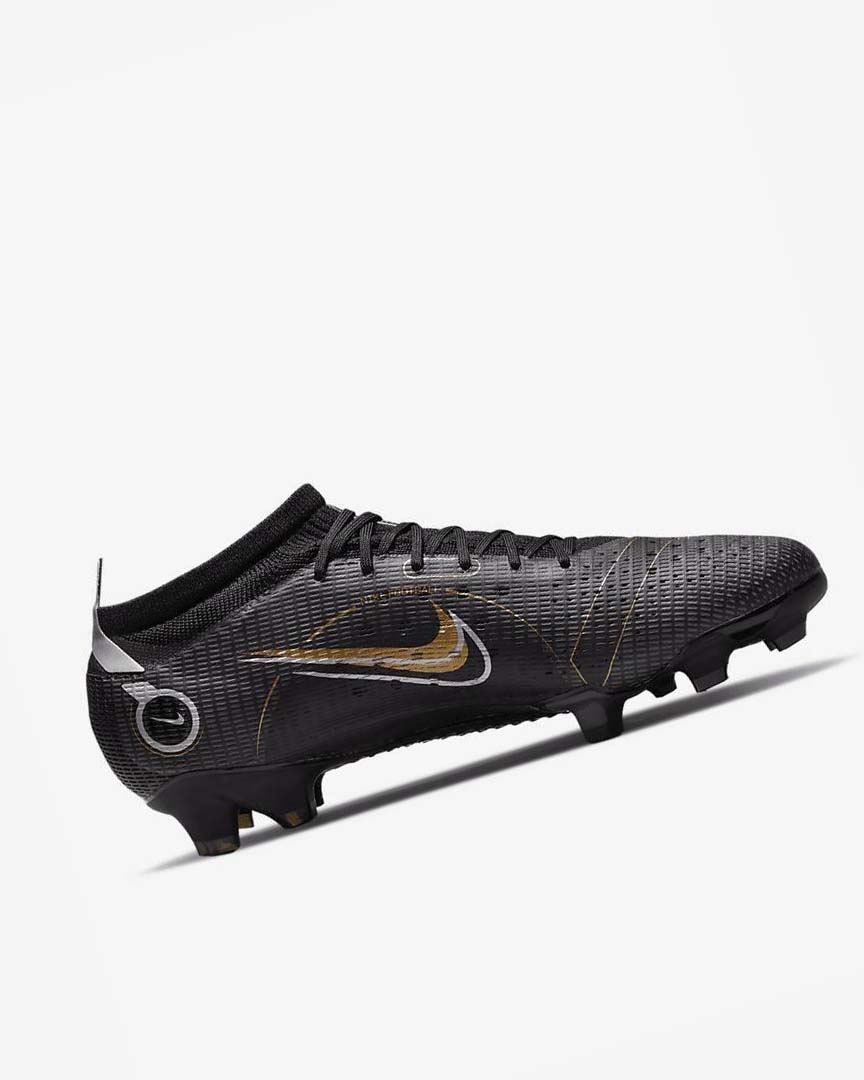 Botas de Futbol Nike Mercurial Vapor 14 Pro FG Hombre Negras Metal Plateadas Gris Metal Doradas | AR2384