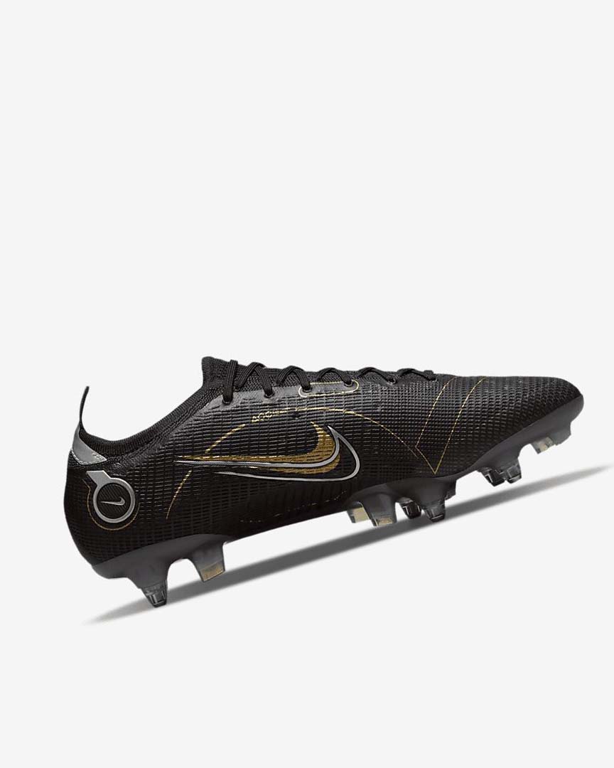 Botas de Futbol Nike Mercurial Vapor 14 Elite SG-PRO Anti-Clog Traction Mujer Negras Metal Plateadas Gris Metal Doradas | AR2795