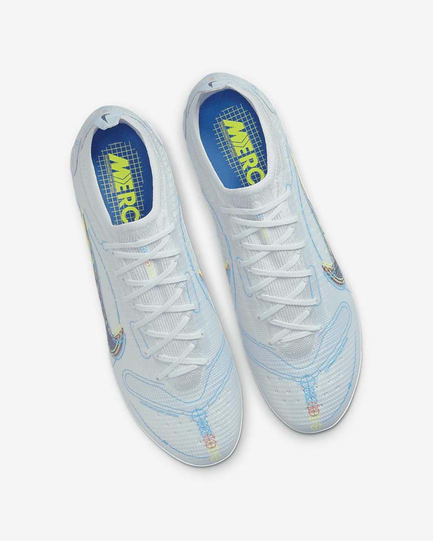 Botas de Futbol Nike Mercurial Vapor 14 Elite FG Mujer Gris Azules Claro Azules Azules | AR2922