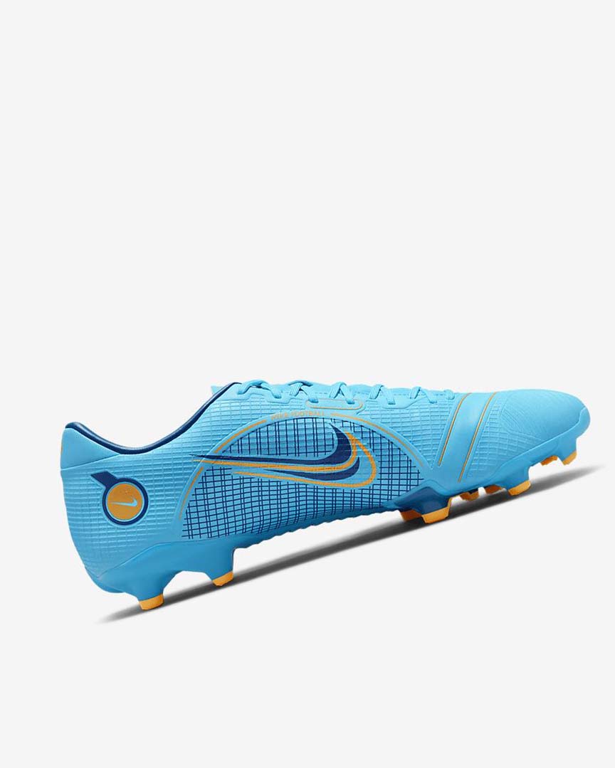 Botas de Futbol Nike Mercurial Vapor 14 Academy MG Mujer Azules Naranjas | AR3073