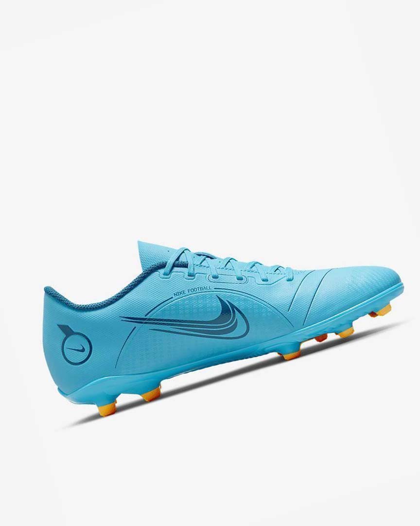 Botas de Futbol Nike Mercurial Vapor 14 Club MG Hombre Azules Naranjas | AR4866