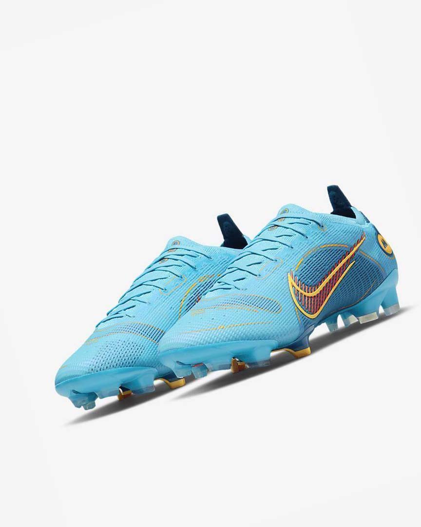 Botas de Futbol Nike Mercurial Vapor 14 Elite FG Hombre Azules Naranjas | AR5055