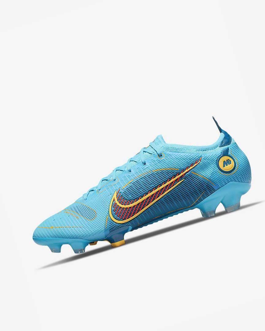 Botas de Futbol Nike Mercurial Vapor 14 Elite FG Hombre Azules Naranjas | AR5055