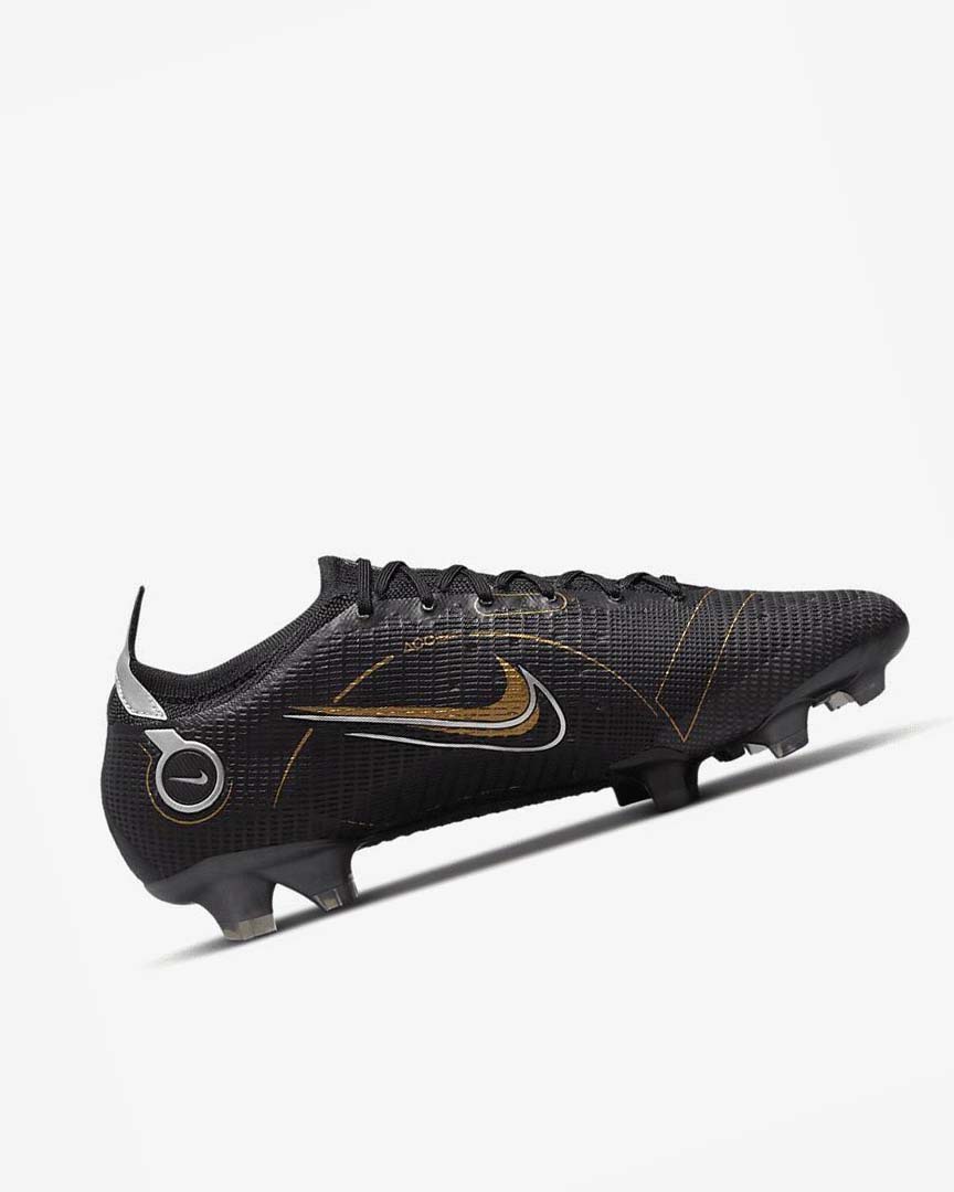 Botas de Futbol Nike Mercurial Vapor 14 Elite FG Hombre Negras Metal Plateadas Gris Metal Doradas | AR5477