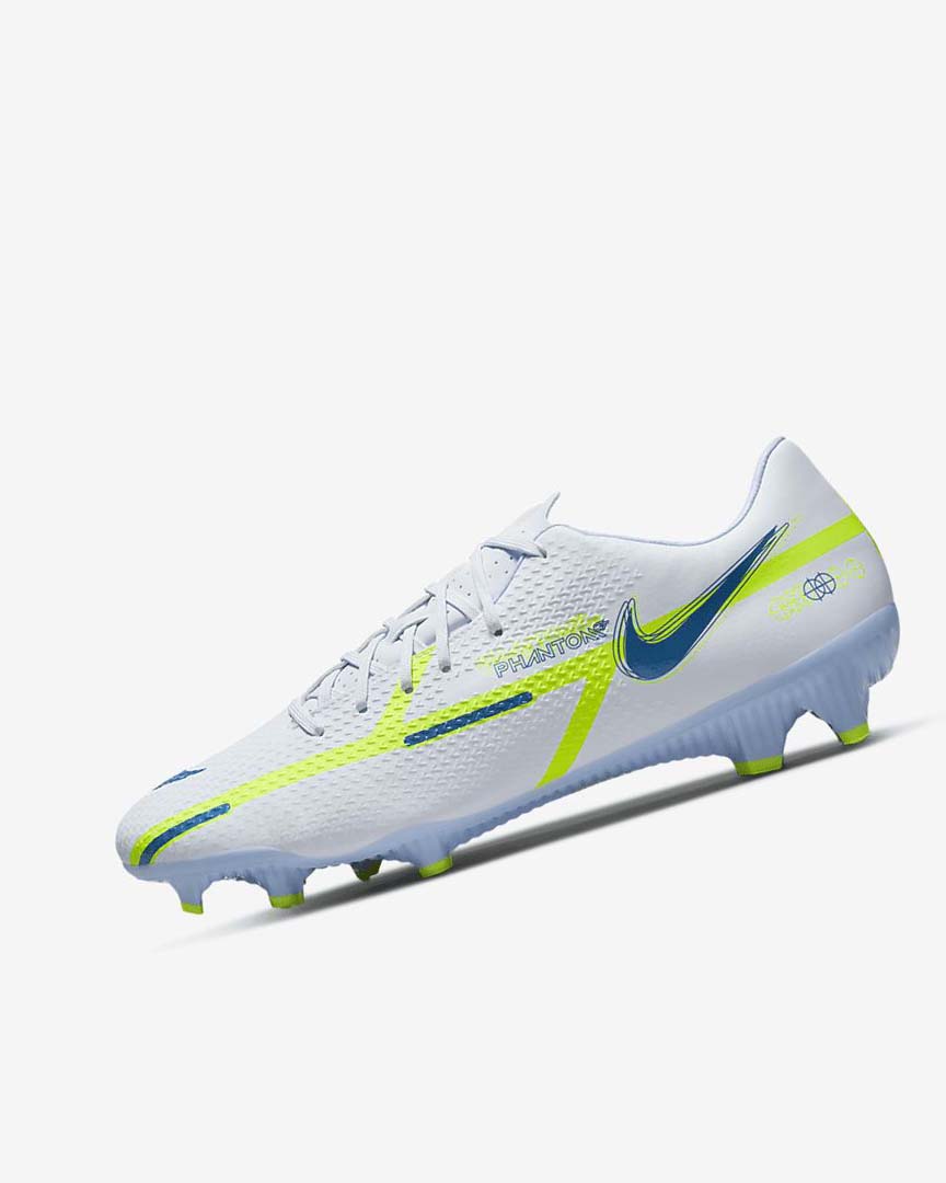 Botas de Futbol Nike Phantom GT2 Academy MG Mujer Gris Azules Claro Azules Oscuro | AR2840