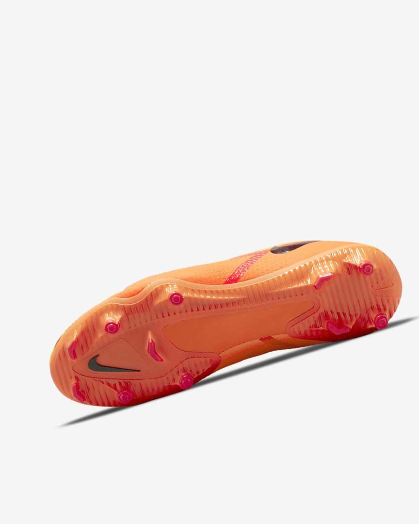 Botas de Futbol Nike Phantom GT2 Academy Dynamic Fit MG Mujer Naranjas Naranjas Rojas Claro Negras | AR2898