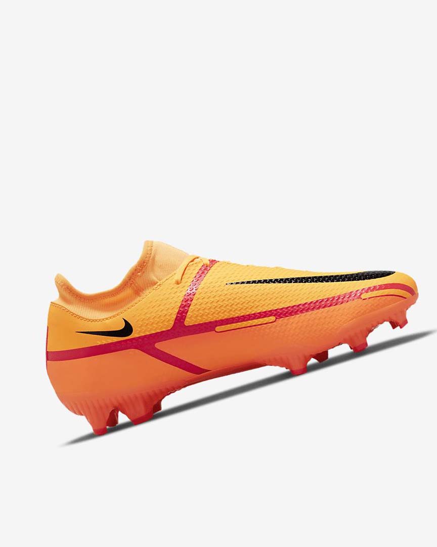 Botas de Futbol Nike Phantom GT2 Academy Dynamic Fit MG Mujer Naranjas Naranjas Rojas Claro Negras | AR2898