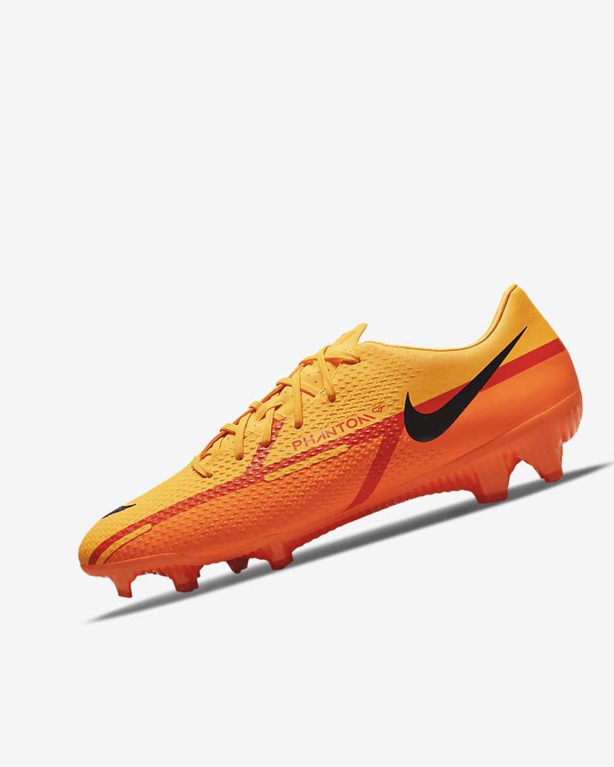 Botas de Futbol Nike Phantom GT2 Academy MG Mujer Naranjas Naranjas Rojas Claro Negras | AR4930