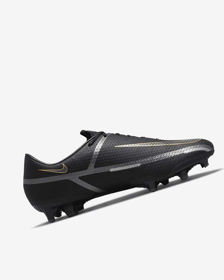 Botas de Futbol Nike Phantom GT2 Academy MG Mujer Negras Metal Doradas Gris Oscuro Metal Gris Oscuro | AR5254