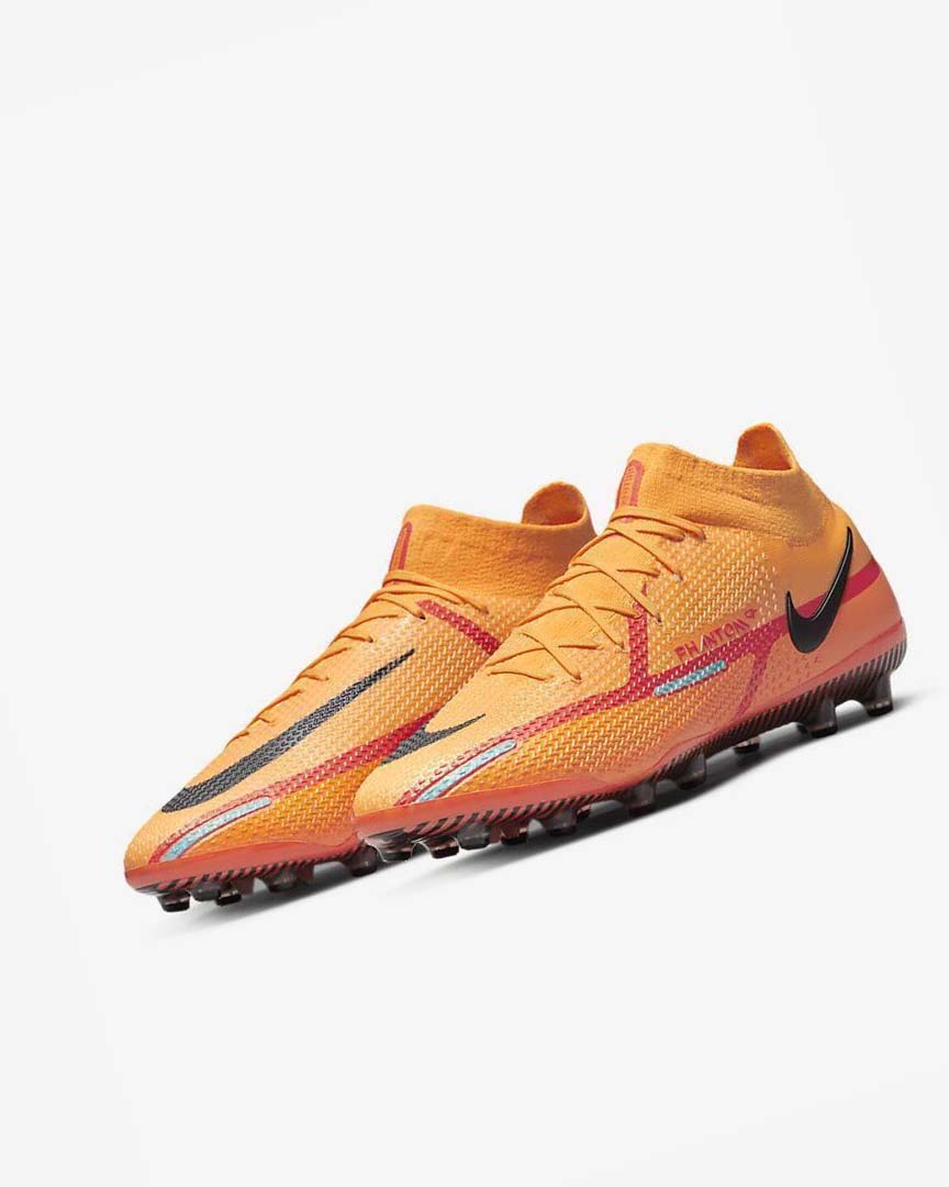 Botas de Futbol Nike Phantom GT2 Dynamic Fit Elite AG-Pro Hombre Naranjas Naranjas Rojas Claro Negras | AR2664