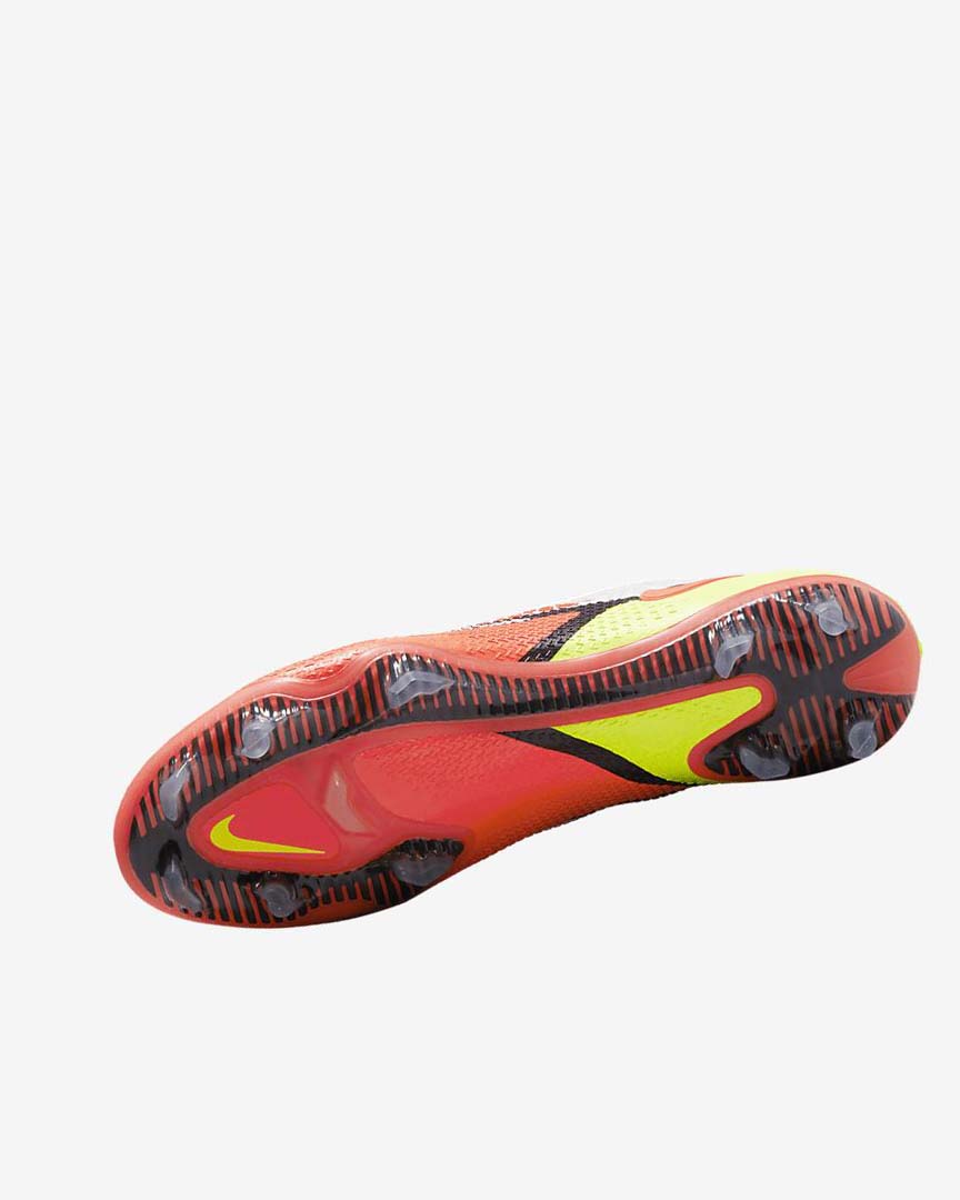 Botas de Futbol Nike Phantom GT2 Dynamic Fit Elite FG Mujer Blancas Rojas Claro | AR3028