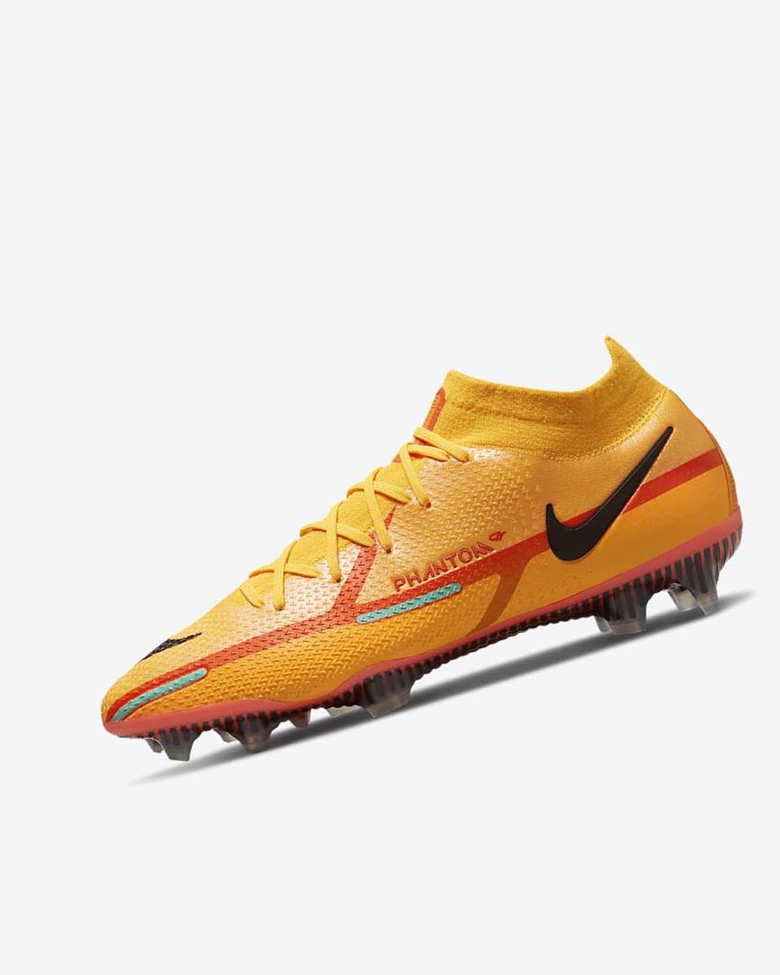 Botas de Futbol Nike Phantom GT2 Dynamic Fit Elite FG Mujer Naranjas Naranjas Rojas Claro Negras | AR3202