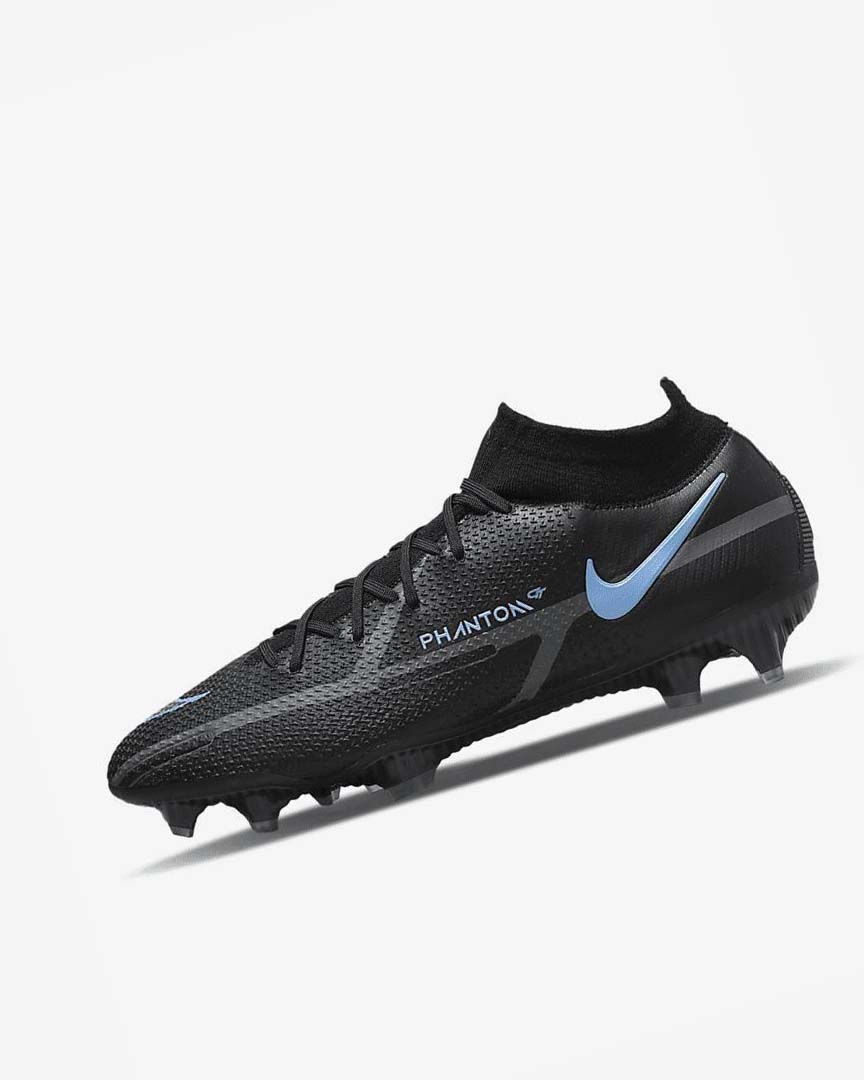 Botas de Futbol Nike Phantom GT2 Dynamic Fit Elite FG Hombre Negras Gris Negras | AR4643