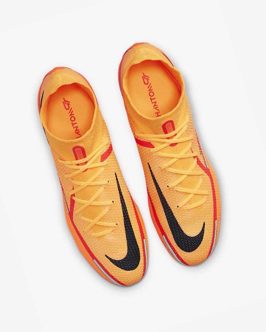 Botas de Futbol Nike Phantom GT2 Dynamic Fit Elite FG Hombre Naranjas Naranjas Rojas Claro Negras | AR4686