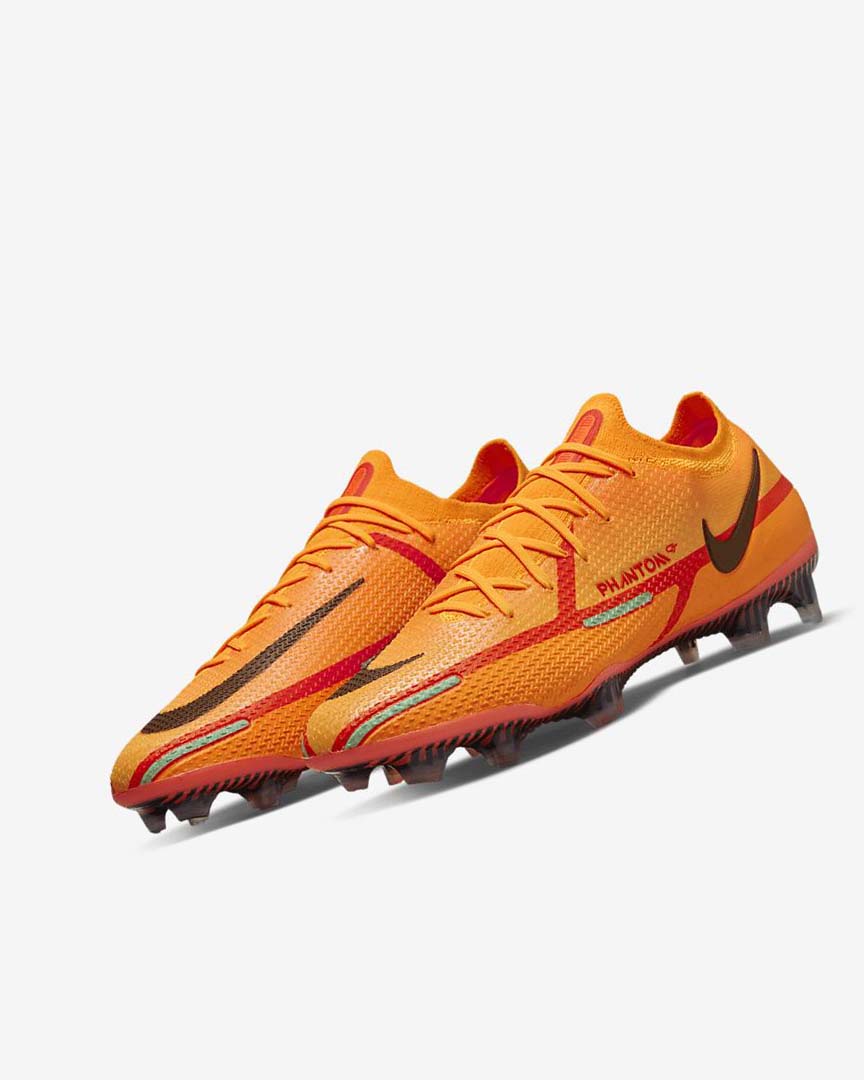 Botas de Futbol Nike Phantom GT2 Elite FG Mujer Naranjas Naranjas Rojas Claro Negras | AR2288