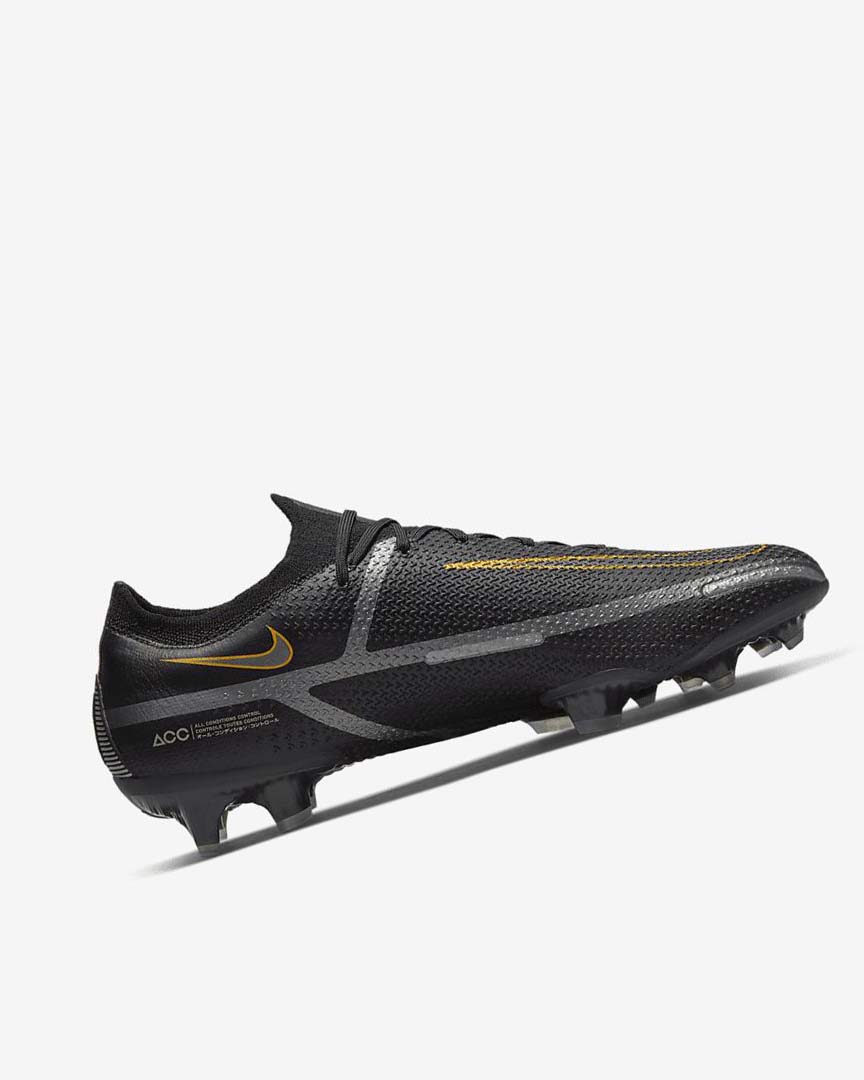 Botas de Futbol Nike Phantom GT2 Elite FG Mujer Negras Metal Doradas Metal Plateadas Metal Gris Oscuro | AR2338