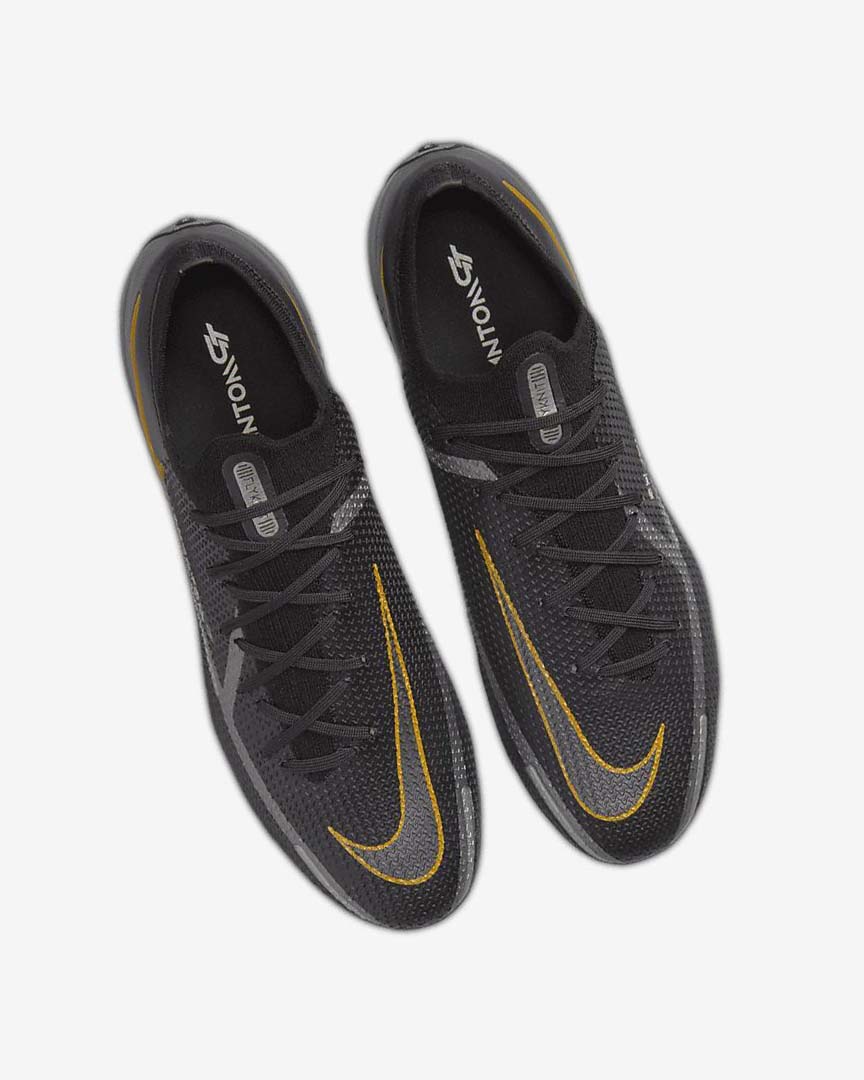 Botas de Futbol Nike Phantom GT2 Elite FG Mujer Negras Metal Doradas Metal Plateadas Metal Gris Oscuro | AR2338