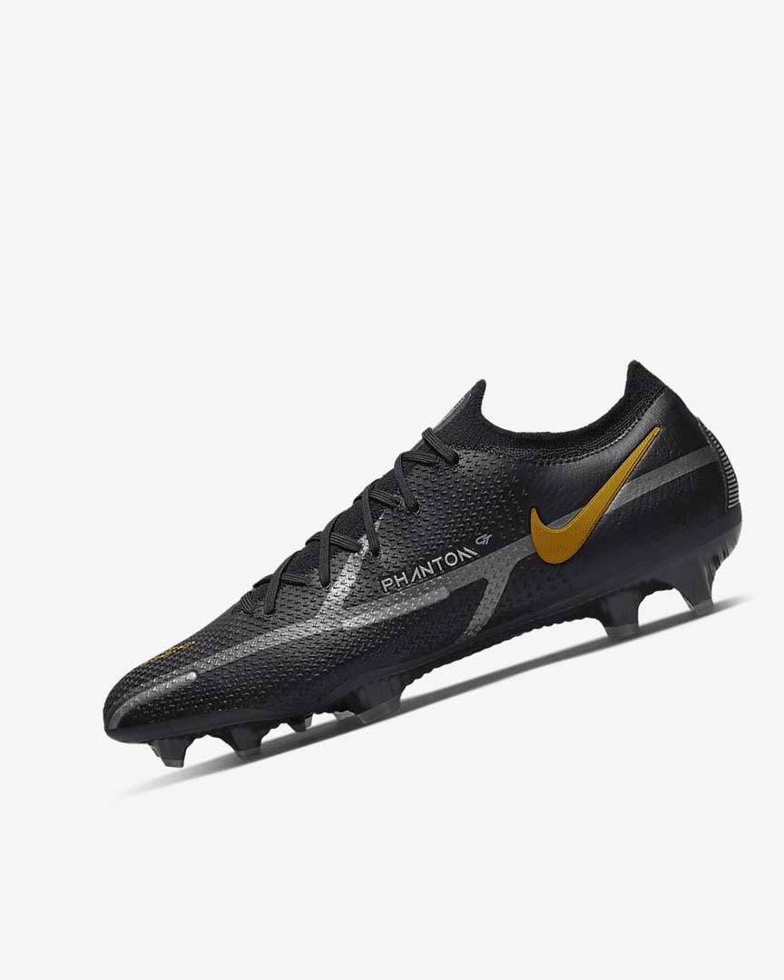 Botas de Futbol Nike Phantom GT2 Elite FG Mujer Negras Metal Doradas Metal Plateadas Metal Gris Oscuro | AR2338