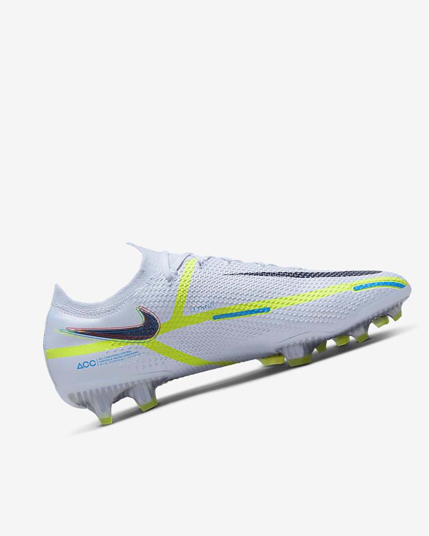 Botas de Futbol Nike Phantom GT2 Elite FG Mujer Gris Azules Claro Azules | AR2824