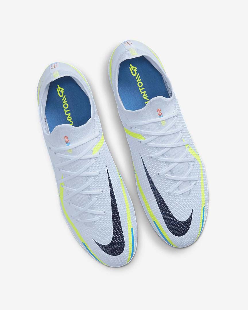 Botas de Futbol Nike Phantom GT2 Elite FG Mujer Gris Azules Claro Azules | AR2824