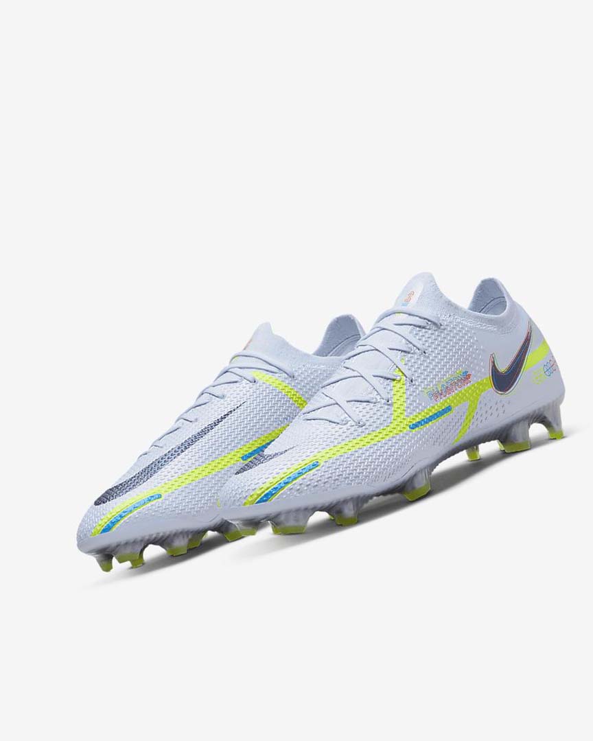 Botas de Futbol Nike Phantom GT2 Elite FG Mujer Gris Azules Claro Azules | AR2824