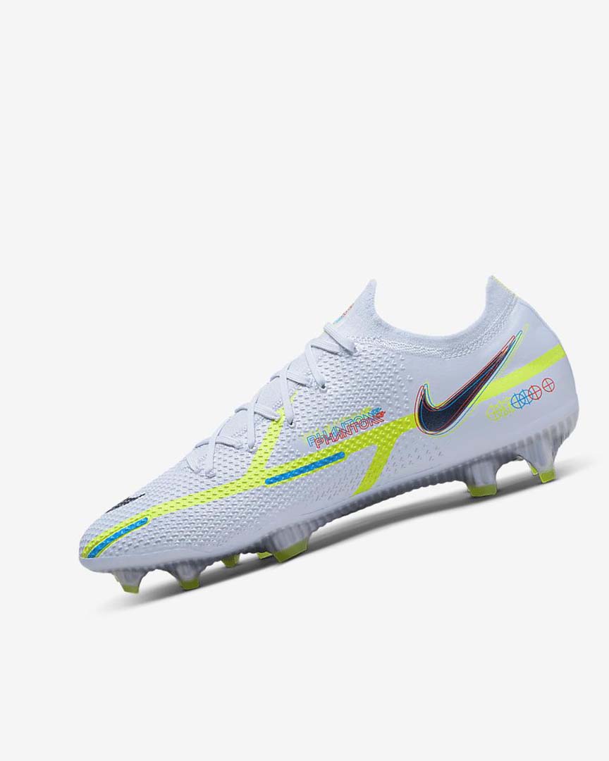 Botas de Futbol Nike Phantom GT2 Elite FG Mujer Gris Azules Claro Azules | AR2824