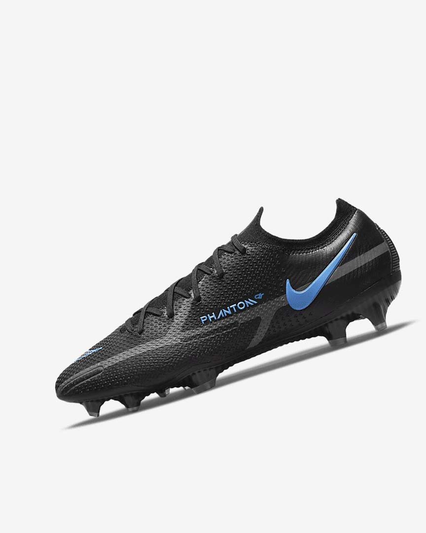 Botas de Futbol Nike Phantom GT2 Elite FG Mujer Negras Gris Negras | AR4542