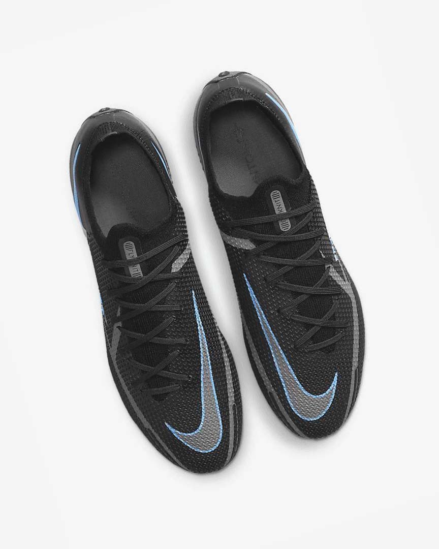 Botas de Futbol Nike Phantom GT2 Elite FG Hombre Negras Gris Negras | AR5342