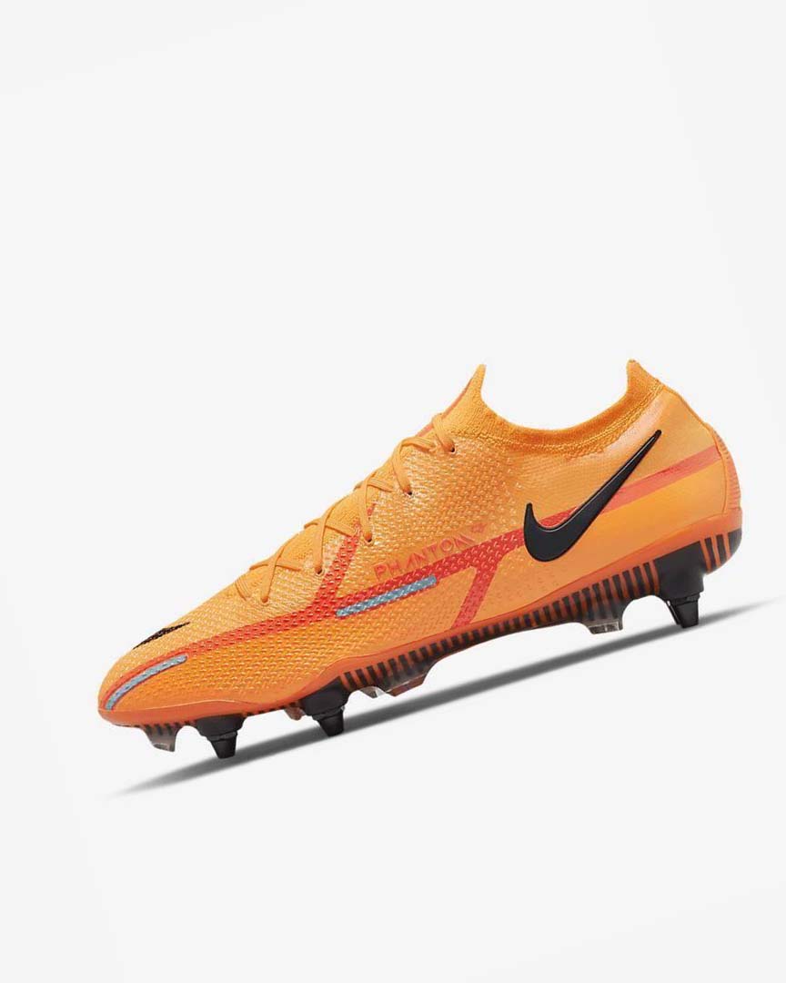 Botas de Futbol Nike Phantom GT2 Elite SG-Pro AC Hombre Naranjas Naranjas Rojas Claro Negras | AR3200