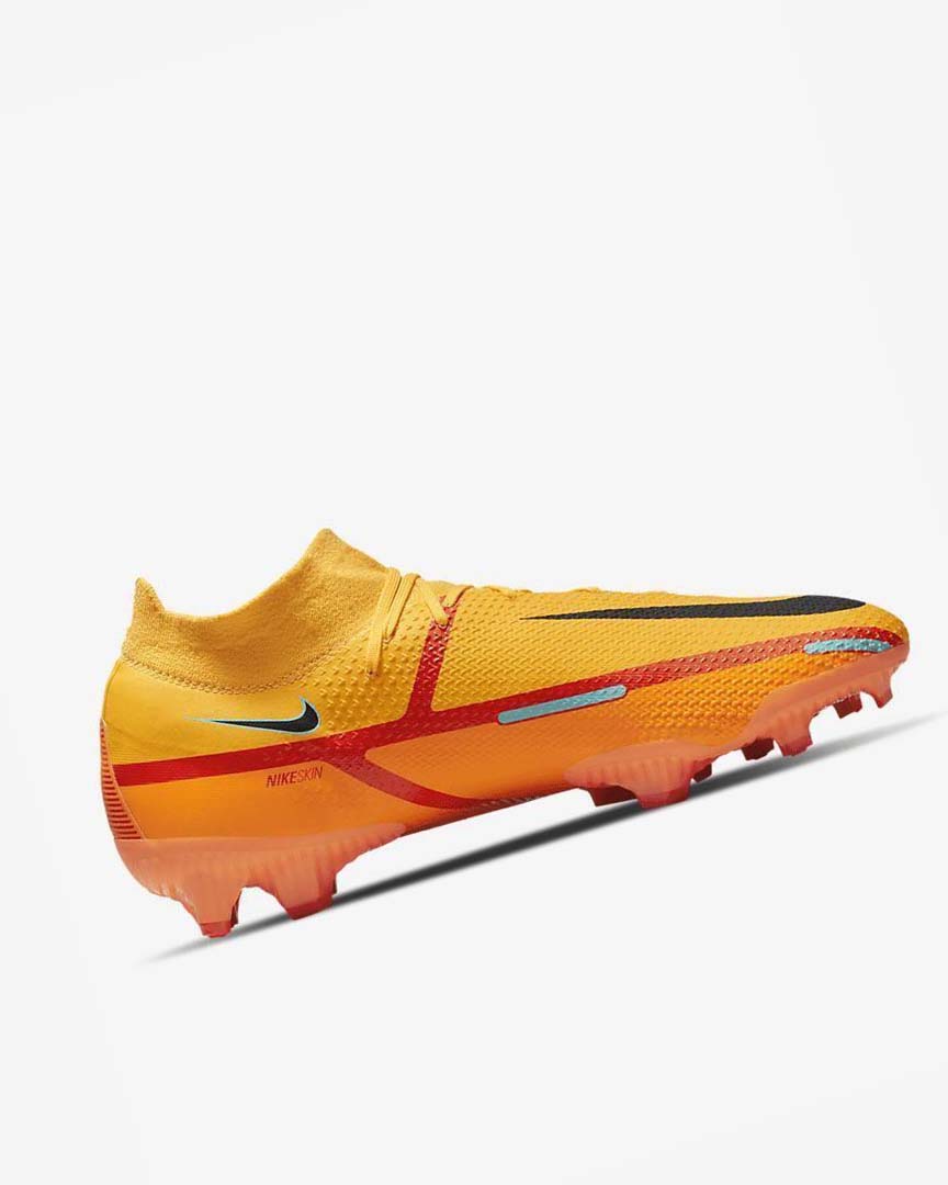 Botas de Futbol Nike Phantom GT2 Pro Dynamic Fit FG Hombre Naranjas Naranjas Rojas Claro Negras | AR2533