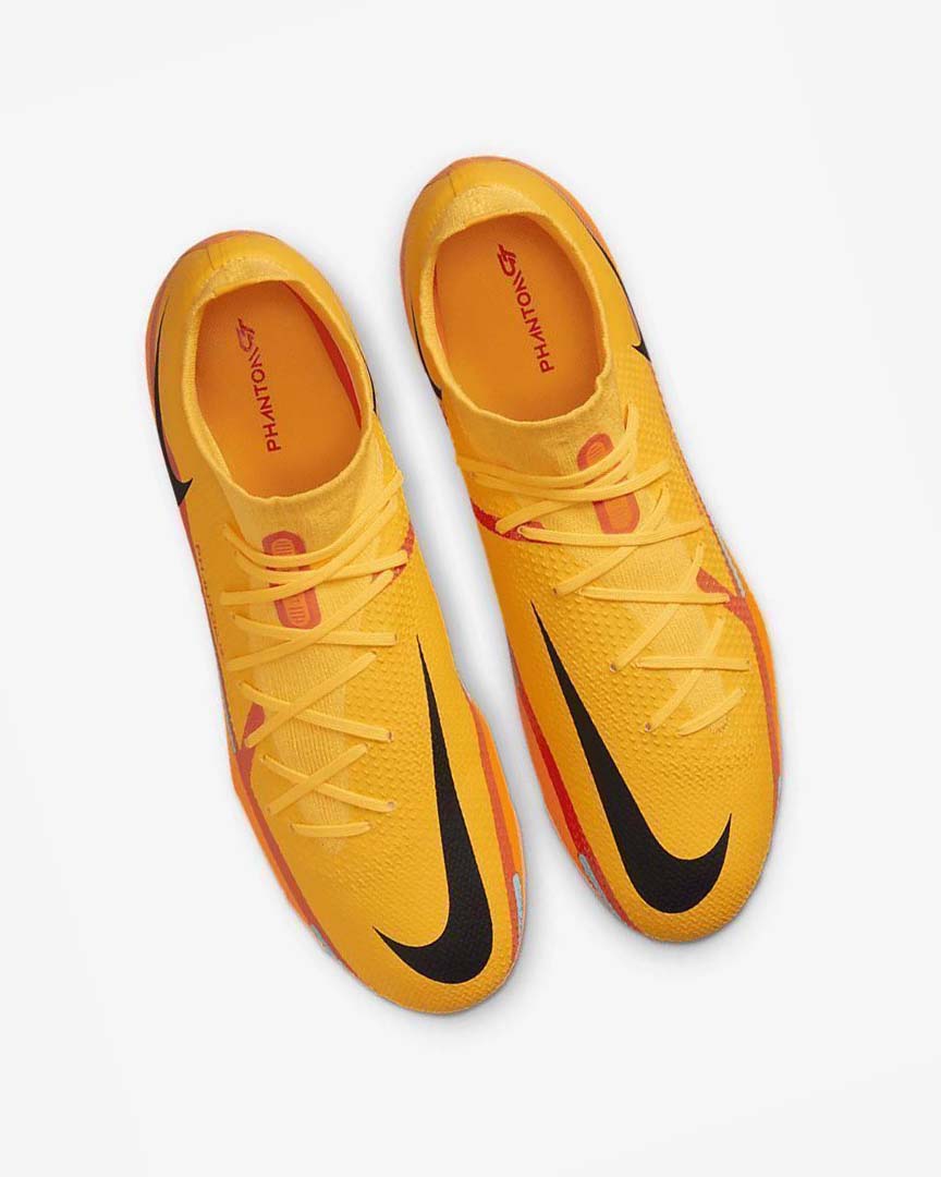 Botas de Futbol Nike Phantom GT2 Pro Dynamic Fit FG Hombre Naranjas Naranjas Rojas Claro Negras | AR2533