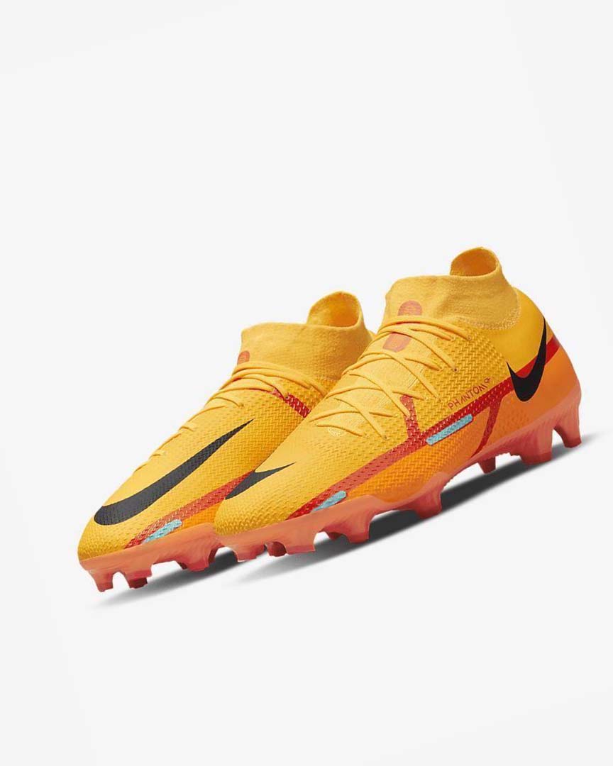 Botas de Futbol Nike Phantom GT2 Pro Dynamic Fit FG Hombre Naranjas Naranjas Rojas Claro Negras | AR2533